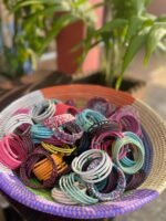 Colored bangles
